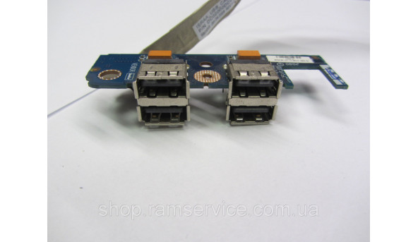Роз’єми USB для ноутбука Toshiba Satellite P205, *LS-3831P REV:1.0, б/в