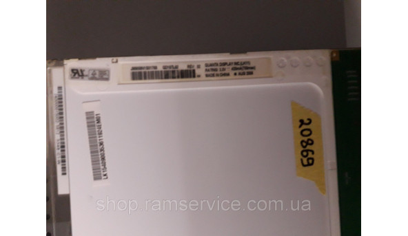 Матрица QUANTA DISPLAY INC. QD15TL02 15.4 "CCFL 1280x800, б / у - 287308