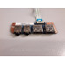 USB, Audio разъемы для ноутбука Toshiba Satellite L770-11P, 69N0Y3B10A02, б / у