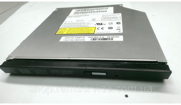 CD/DVD привід DS-8A5SH для ноутбука Lenovo ThinkPad Edge E525, б/в