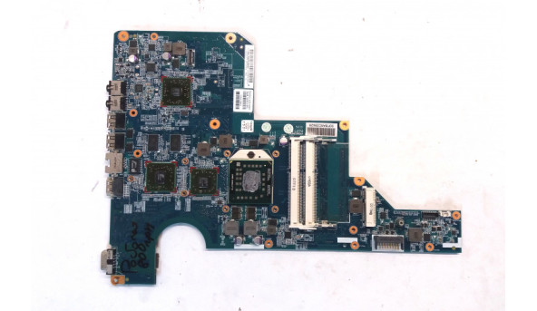 Материнська плата HP Compaq Presario G62, 597673-001.  Стартує, робоча, візуально без дефектів.  Разом з процесором AMD Athlon II P340, AMP340SGR22GM