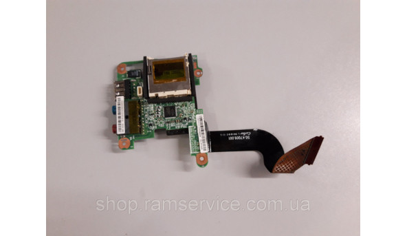 USB, Audio, Card Reader роз'єми для ноутбука Lenovo ThinkPad X201, 48.4CV03.011, б/в