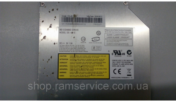 CD/DVD привід для ноутбука Acer Aspire 7736/7736Z/7736G/7736ZG/7336, MS2279, DS-4E1S, б/в - 287764