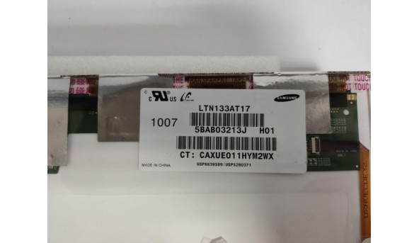 Матриця Samsung, LTN133AT17, 13.3" WideScreen, LED, HD 1366x768, 40 pin, б/в, Є мінімальні подряпини, - 287772