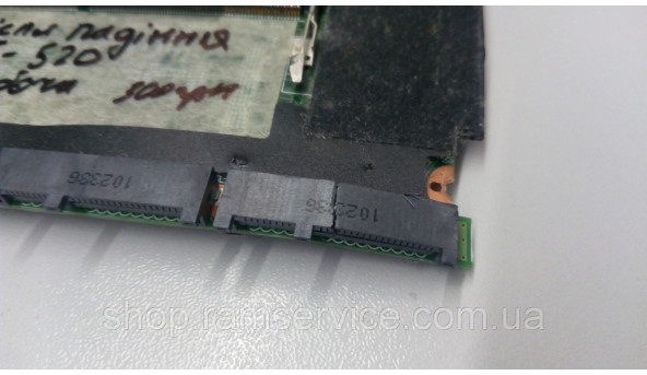 Материнська плата для ноутбука Lenovo ThinkPad X201, 48.4CV01.021. Має впаяний процесор Intel Core i5-520M, SL, б/в - 287848