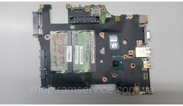 Материнська плата для ноутбука Lenovo ThinkPad X201, 48.4CV01.021. Має впаяний процесор Intel Core i5-520M, SL, б/в