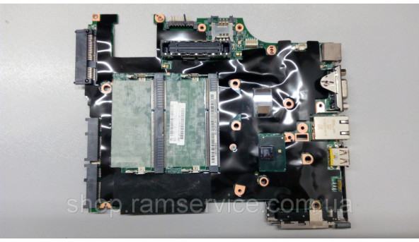 Материнська плата для ноутбука Lenovo ThinkPad X201i, 48.4CV13.021.  Має впаяний процесор Intel Core i3-350M, б/в