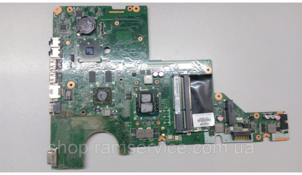 Материнская плата для ноутбука HP Compaq Presario G62, G62-450EC, DAAX1JMB8C0, Rev: C.Мае впаян процессор Inte, б / у