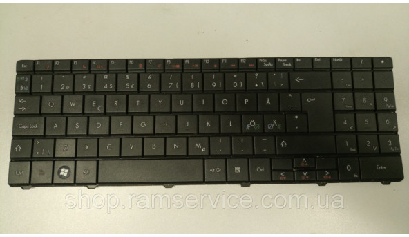 Клавіатура для ноутбука Packard Bell Easynote DT85, LJ61, LJ63, LJ65, LJ67, LJ71, б/в