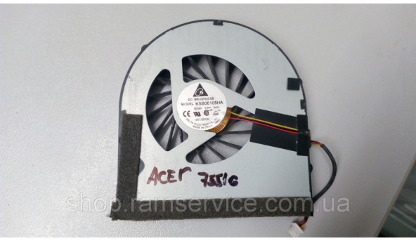 Вентилятор системи охолодження для ноутбука Acer Aspire 7551G, б/в