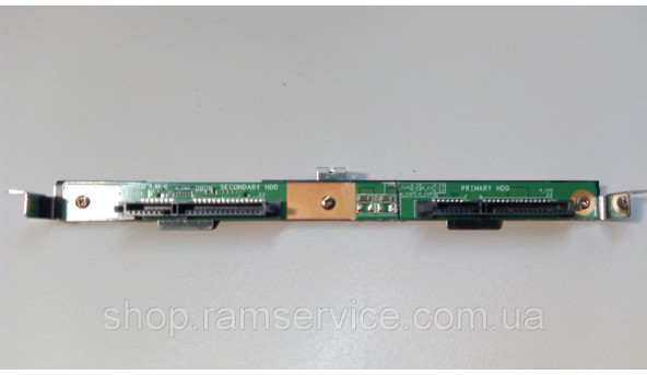 Плата с двумя разъемами HDD + шлейф для ноутбука SONY VAIO PCG-8122M, 073-0001-2121, б / у