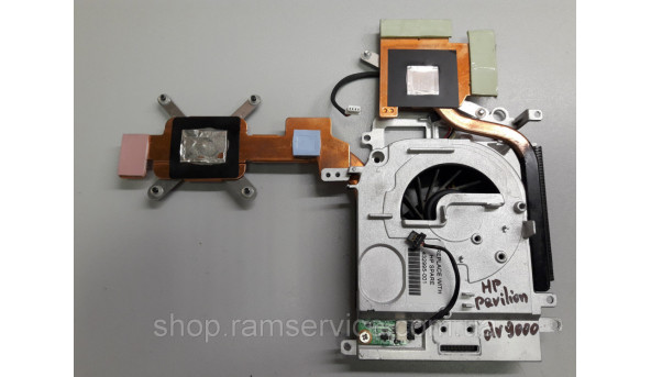 Термотрубки системы охлаждения для ноутбука HP Pavilion DV9000, б / у - 289193