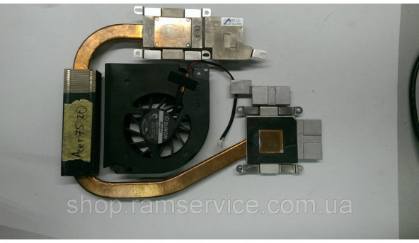 Термотрубка системи охолодження для ноутбука Acer Extensa 5520, 5620, 60.4T701.002 A02, б/в - 289680