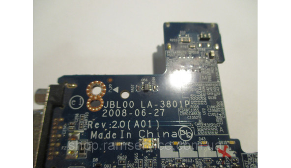 Материнська плата Dell Latitude E6400, JBL00 LA-3801P Rev: 2.0(A01), б/в - 290060