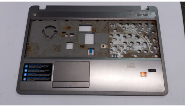 Середня частина корпуса для ноутбука HP Probook 4540S, 683506-001, 604SJ08002, Б/В, кріплення цілі, має сліди залиття.