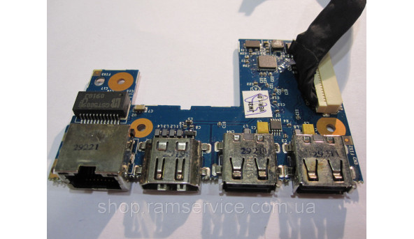 Роз'єми USB, HDMI, Ethernet для ноутбука Acer 3810T, 3810TZ, *6050A2271201, б/в