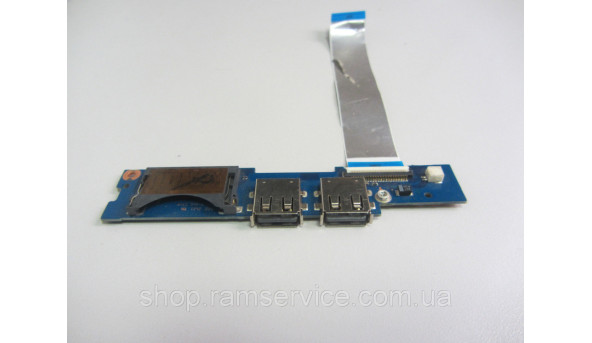 Плата USB, card reader для ноутбука Samsung 535U, * BA92-09691A, BA92-10598A, б / у