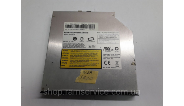CD/DVD привід DS-8A2S для ноутбука Acer 5530, б/в - 290449