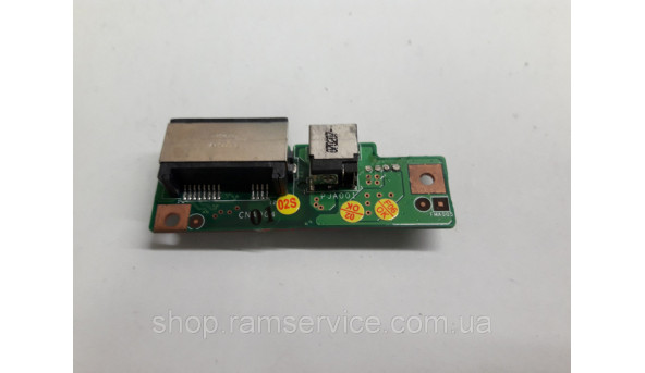 Lan, питание разъемы для ноутбука MSI MegaBook L730, * MS-1718A VER: 1.0, б / у - 290467