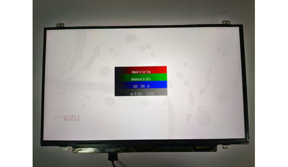  Матриця LG Display, LP140WF3 (SP)(D1), LCD, 14.0", FHD 1920x1080, IPS, стан нової, продається в плівці