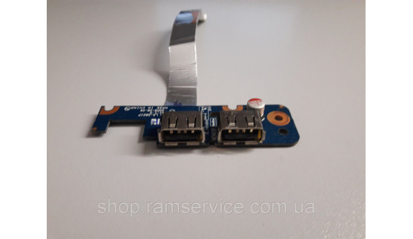 USB плата для ноутбука Toshiba Satellite L450, L450D, L455, L455D, LS-5821P, б/в