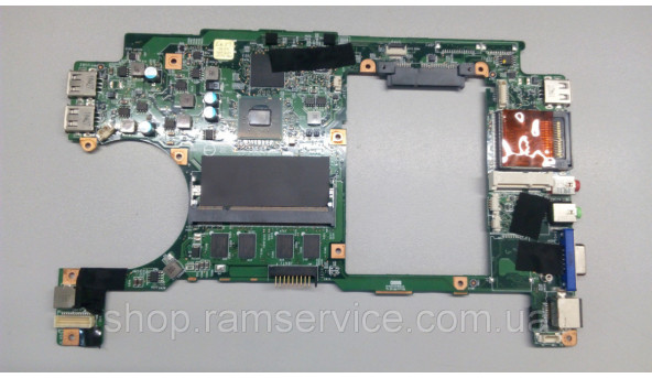 Материнська плата для ноутбука MSI U135, MS-N014, MS-N0141, Rev:1.1.Має впаяний процесор Intel Atom N450, SLBM, б/в - 290653