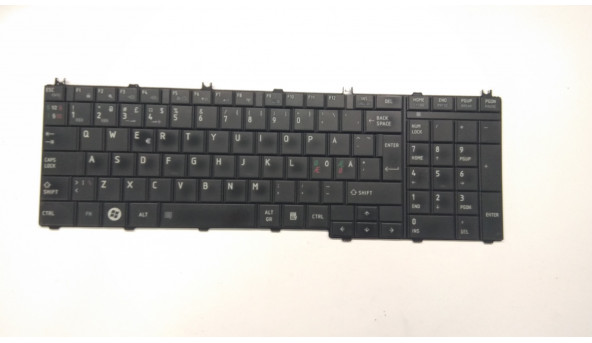 Клавіатура для ноутбука Toshiba Satellite C650, C655, L650, L655, б/в