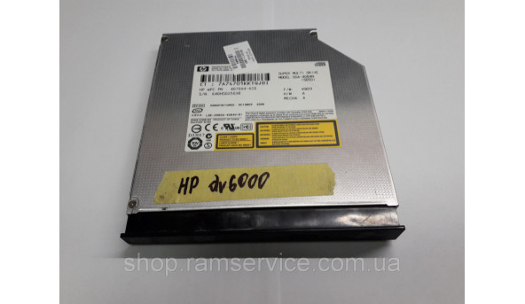 CD/DVD привід GSA-4082N для ноутбука HP DV6000, б/в - 290800