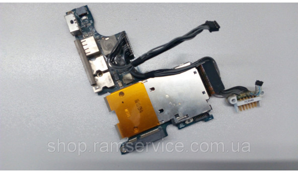Роз'єм живлення + usb плата, аудіо вихід для ноутбука Macbook Pro A121, б/в - 290934