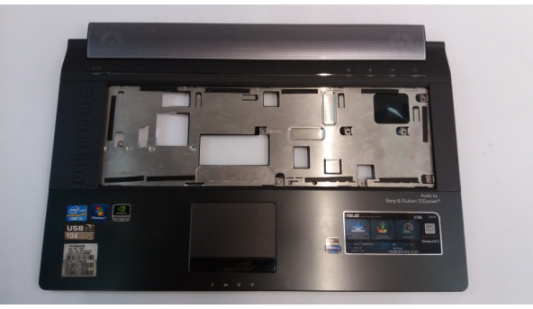 Середня частина корпуса для ноутбука Asus N73J, 13GNZX1AP013-2, Б/В, Всі кріплення цілі, без пошкоджень.