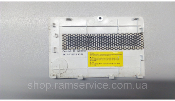 Сервисная крышка для ноутбука Samsung 305V NP305V5A Black/White (BA75-03332B) Б/У - 291014