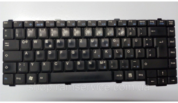 Клавіатура для ноутбука  Maxdata 6100X, K020346E1, AEZW1STX016, б/в