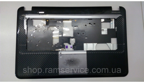 Середня частина корпуса для ноутбука HP Pavilion g6, g6-1000, 646384-001, Б/В.  Потертий тачпад, є потертості по корпусу, зламане одне кріплення(фото).
