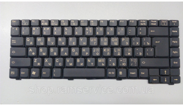Клавіатура для ноутбука Fujitsu Amilo M3438G, б/в