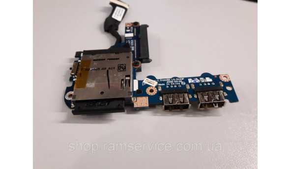 USB, Card Reader роз'єми для ноутбука Acer Aspire One D250, LS-5143P, б/в