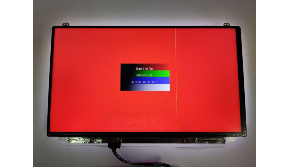 Матриця Innolux, N156GHE -LA1 Rev:C1, 15.6", 40-pin, LED, FHD 1920x1080, Slim, б/в, На всіх кольорах є полоска, окрім білого - 291390