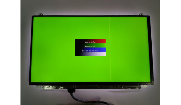 Матриця Innolux, N156GHE -LA1 Rev:C1, 15.6", 40-pin, LED, FHD 1920x1080, Slim, б/в, На всіх кольорах є полоска, окрім білого - 291390