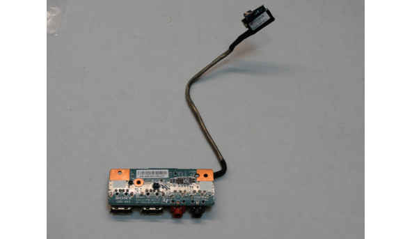 USB, Audio роз'єми для ноутбука Sony VaIO VGN-NW25GF, 1P-1096J02-8010, 1P-1094501-8011, Б/В, В хорошому стані, без пошкоджень.