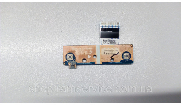 Додаткова плата, кнопки тачпада, для ноутбука Toshiba Satelite L670D-13T, LS-6042P, б/в