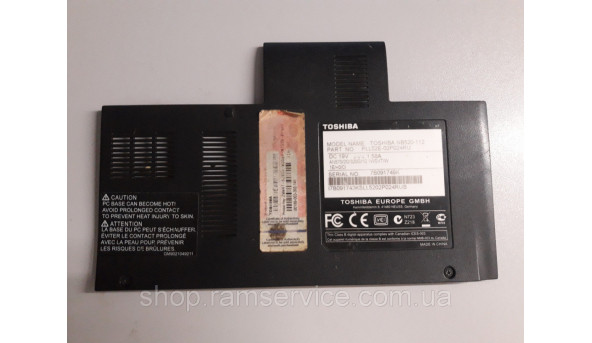 Сервисная крышка для ноутбука Toshiba NB520-112, б / у