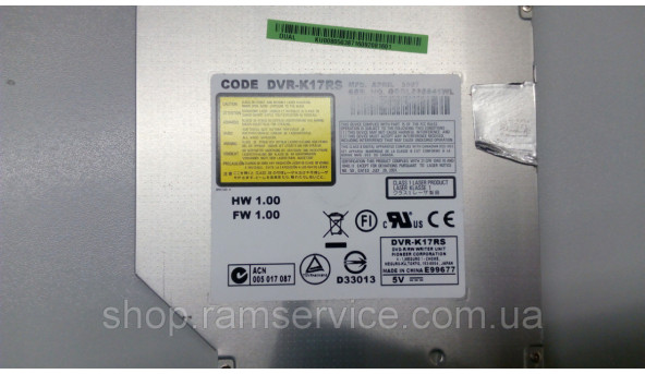 CD / DVD привод для ноутбука Acer Aspire 5110, BL51, DVR-K17RS, б / у - 291747