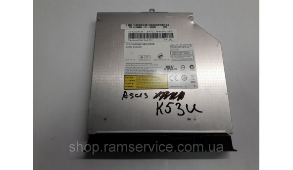 CD / DVD привод DS-8A5SH для ноутбука Asus K53U, б / у - 291952