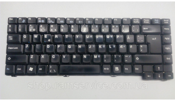 Клавиатура для ноутбука Fujitsu Amilo Pi1536, M6450G, A1667G, m3438g, m1438, б / у