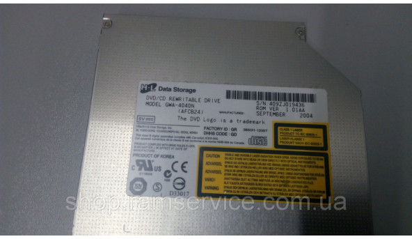 CD/DVD привід для ноутбука Fujitsu Amilo M1420, GWA-4040N, б/в - 292107