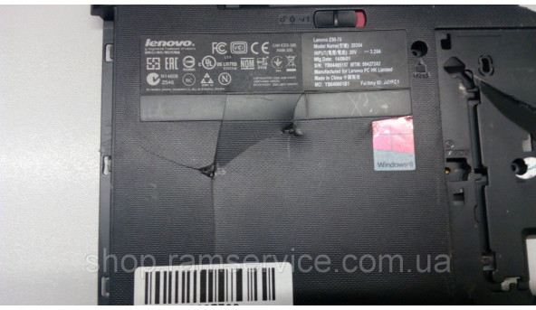 Нижня частина корпуса для ноутбука Lenovo IdeaPad Z50-70, б/в - 292123
