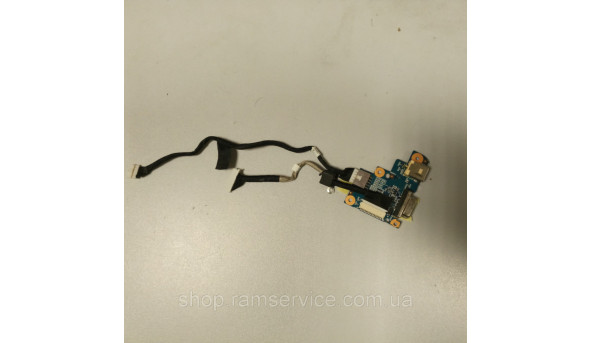 Плата VGA, роз'єм живлення ACER Aspire 3810 TZ, *6050A2270001, б/в - 292202