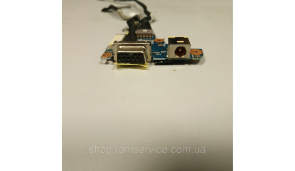 Плата VGA, роз'єм живлення ACER Aspire 3810 TZ, *6050A2270001, б/в