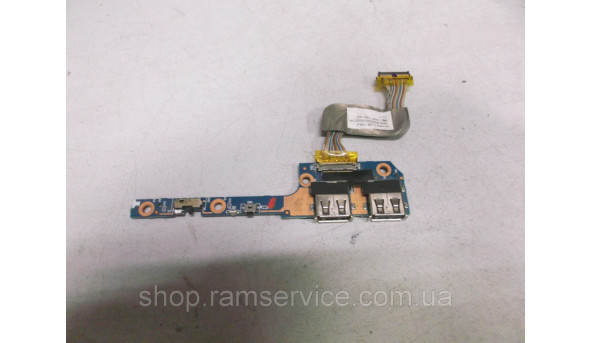 Плата USB, кнопка включення для ноутбука HP DM3-2000, *HPMH-41-AB510S-D00G, б/в