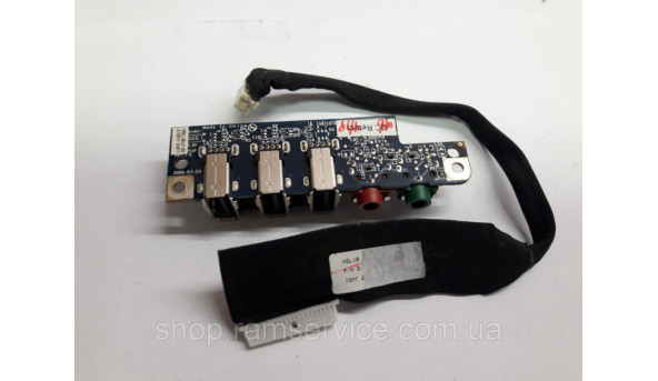 USB, Audio, роз'єми для ноутбука Lenovo 3000 N200, *LS-3251P, б/в - 292310