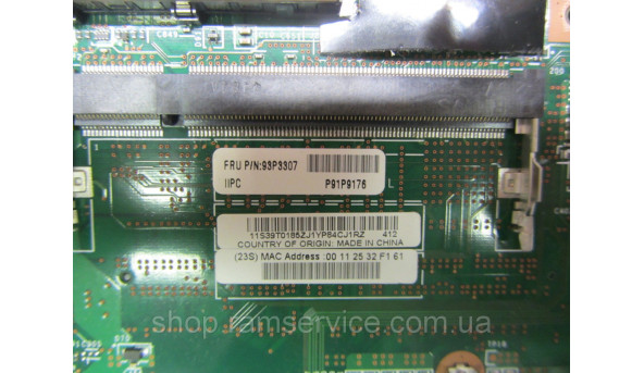 Материнська плата IBM Lenovo T41, PN:93p3307 p91p9176, б/в - 292346